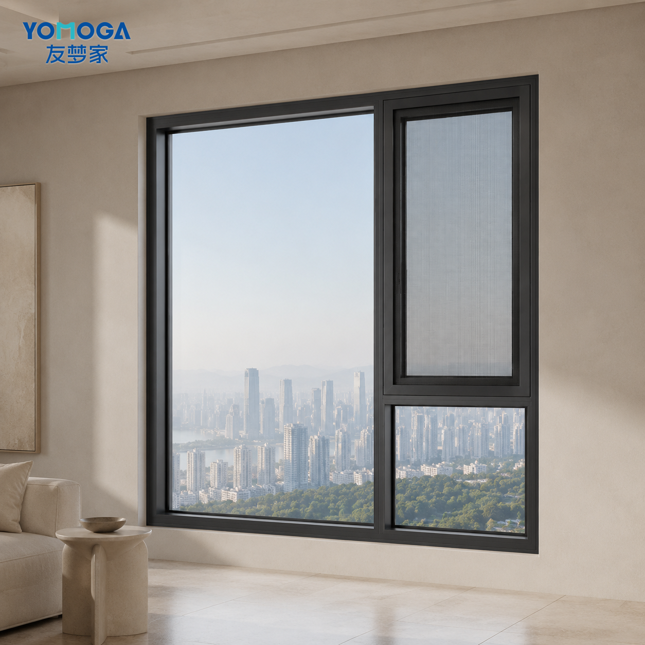Huangxi 120NZ Thermal Break Casement Window
