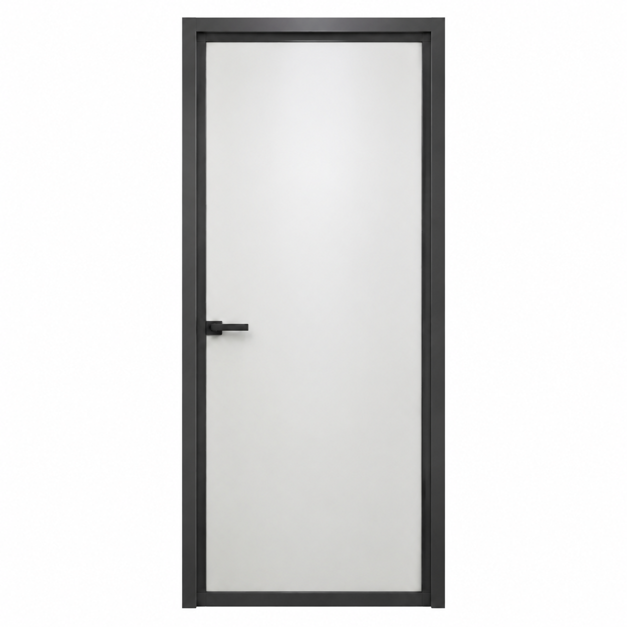 Ultimate Ultra-Slim Ribbed Glass Bathroom Door