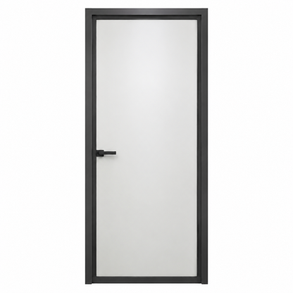 Ultimate Ultra-Slim Ribbed Glass Bathroom Door