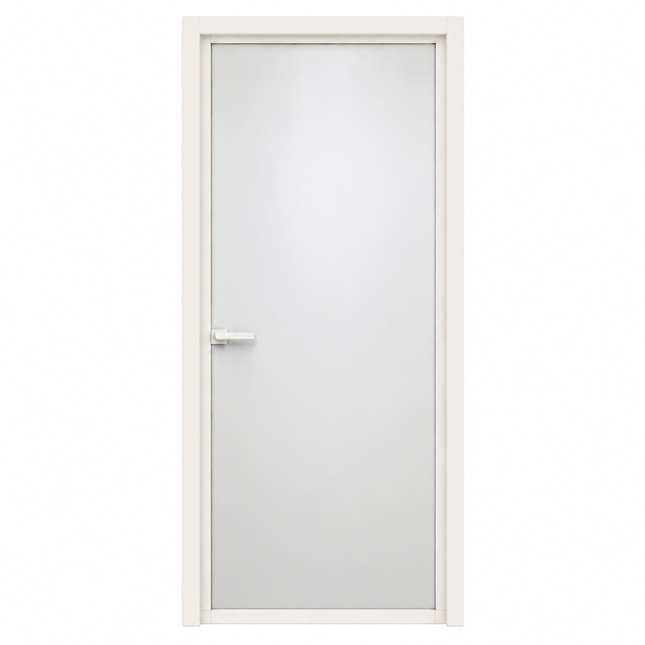 Ultimate Ultra-Slim Ribbed Glass Bathroom Door