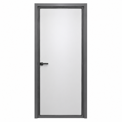 Ultimate Ultra-Slim Ribbed Glass Bathroom Door