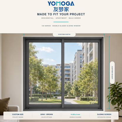 100 series sliding window project customization options