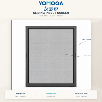 100 series sliding window integrated screen
