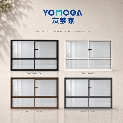 120 series side-pressure window finish options