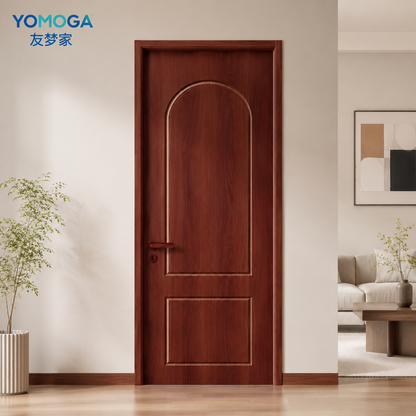 YOMOGA Carbon Crystal Panel Door installed closed
