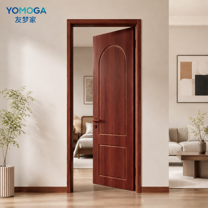 YOMOGA Carbon Crystal Panel Door installed open