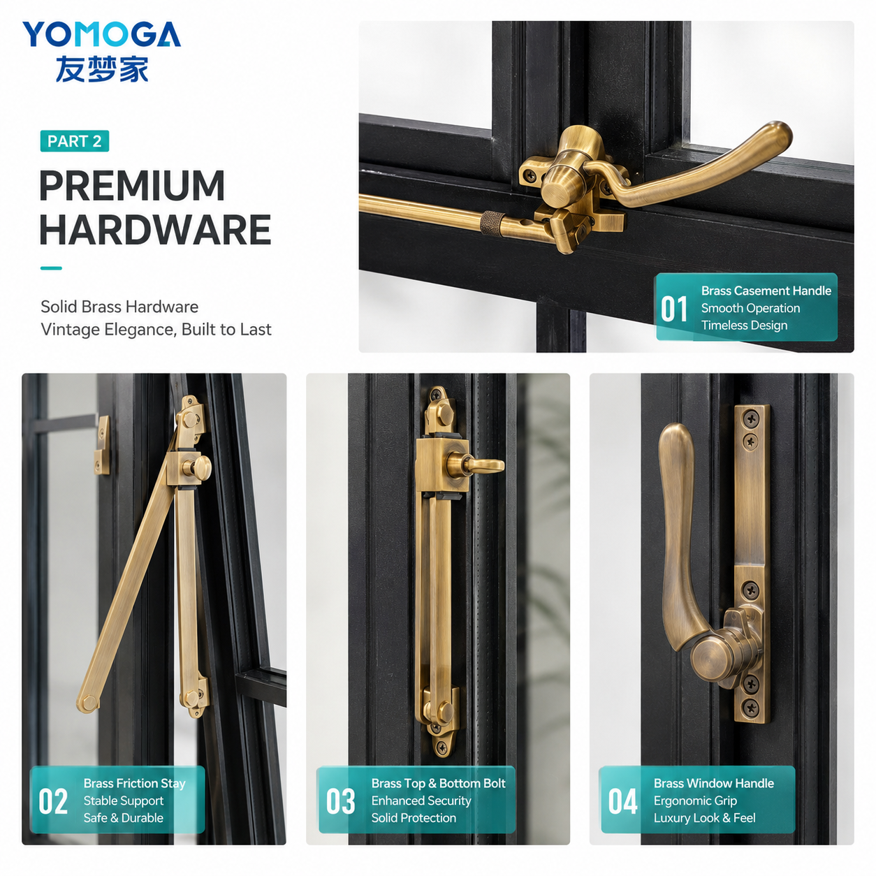 French casement top-hung window performance details