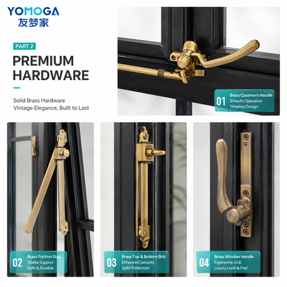 French casement top-hung window performance details