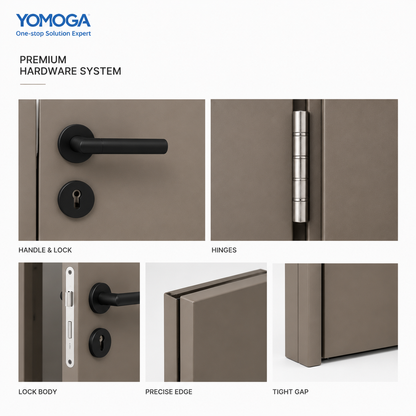 Full Aluminum Door hardware detail