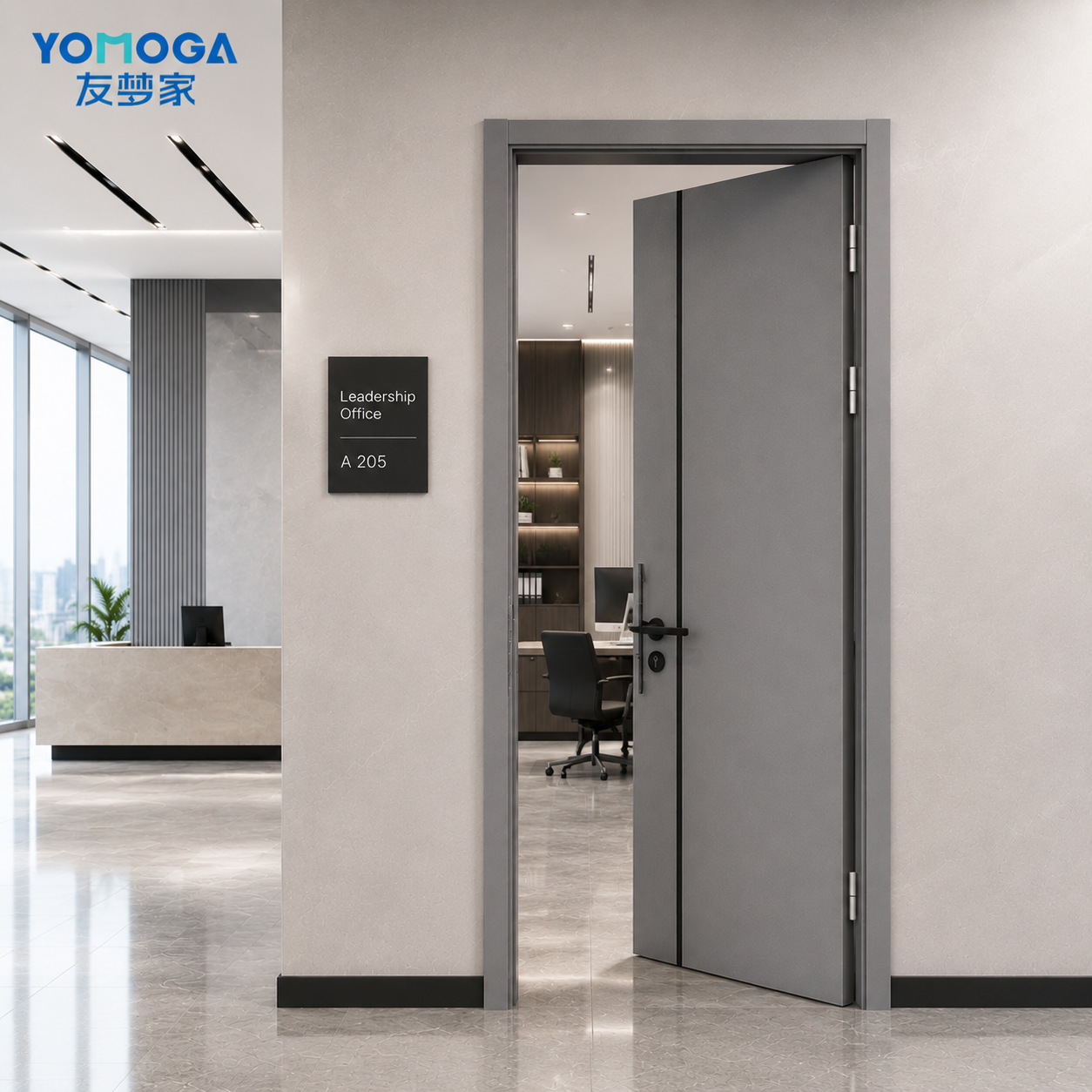 Full Aluminum Engineering Interior Door