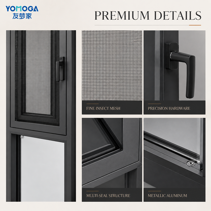 Supreme 120 casement window craftsmanship details