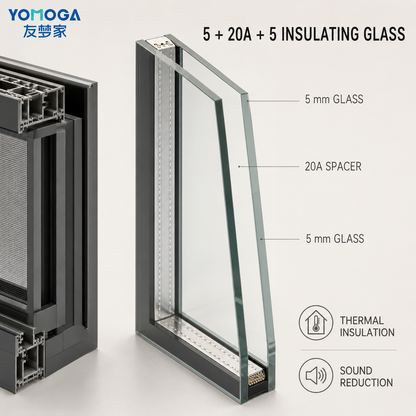 Supreme 120 casement window insulated glazing