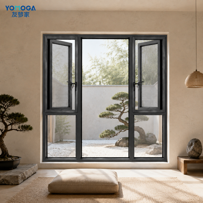 Supreme 120 casement window, double-open configuration