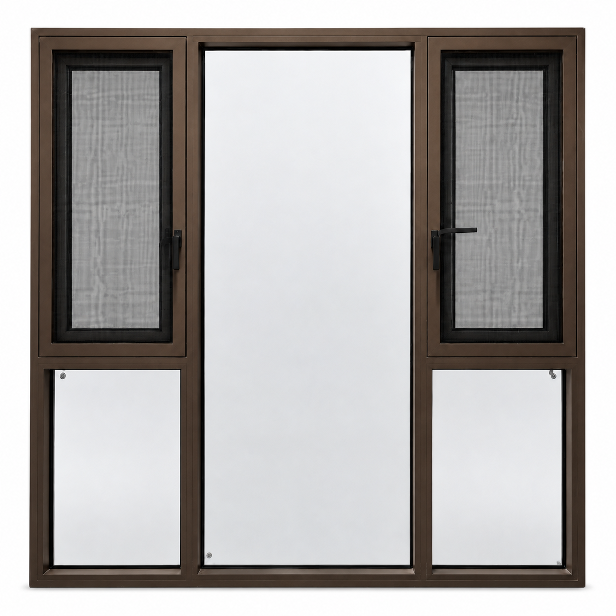Supreme 120 casement window, metallic coffee product view