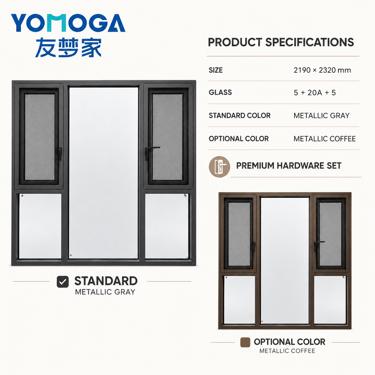 Supreme 120 casement window specifications and finishes