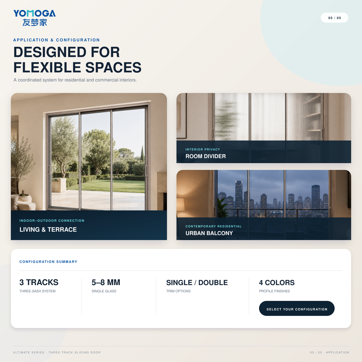 Residential and commercial applications