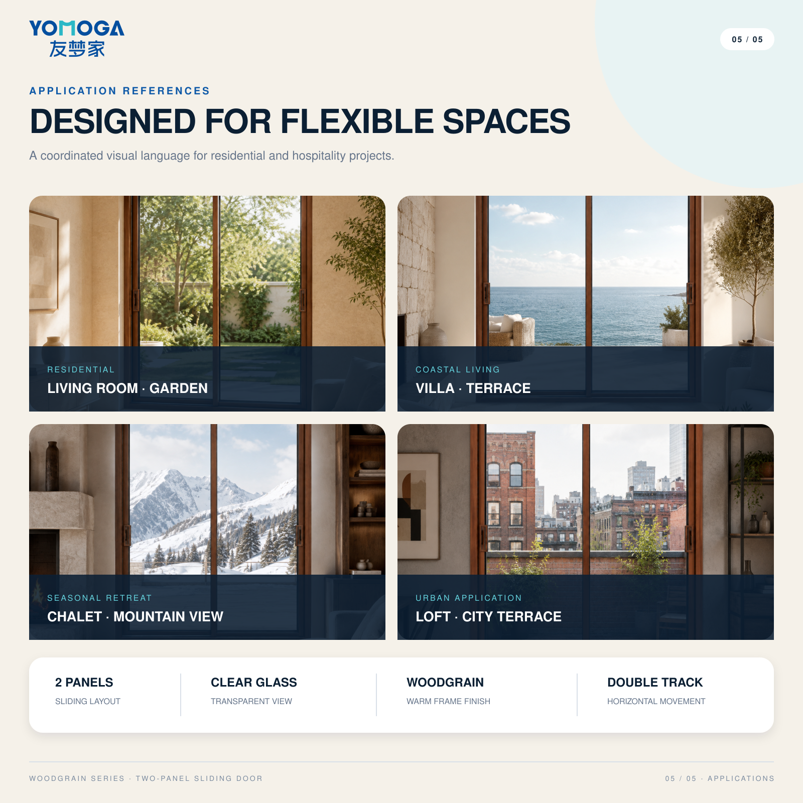 Residential and hospitality applications